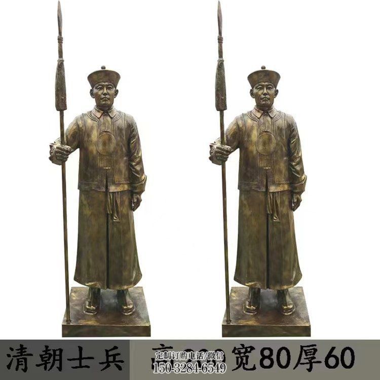 巴中庭院武士雕塑 公园草地古代雕塑 铸铜人物雕塑 巴中庭院武士雕塑 公园草地古代雕塑 铸铜人物雕塑